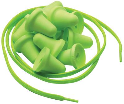 Jazz Band Replacement Pods & Neck Cords, 1 Neck Cord with 5 Pairs of Pods, Green