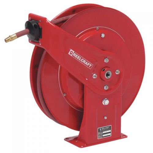 Heavy Duty Spring Retractable Hose Reels, 3/8 in x 50 ft