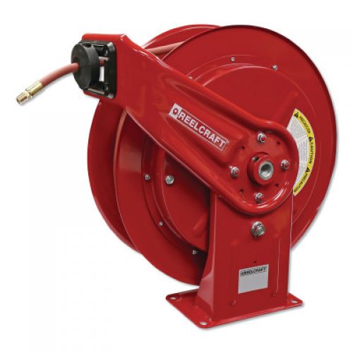 Heavy Duty Spring Retractable Hose Reels, 3/8 in x 75 ft