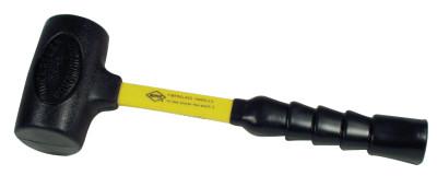 NUPLA Power Drive Dead Blow Hammers, 8 oz Head, Yellow