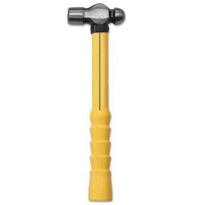 NUPLA Ball Pein Hammer, Classic Fiberglass Handle, Carbon Steel 48 oz Head