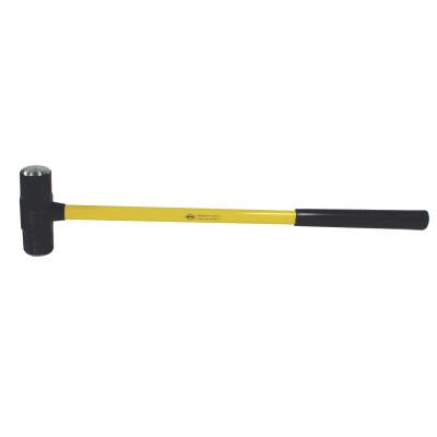 NUPLA Blacksmith's Double-Face Steel-Head Sledge Hammer, 6 lb, 16 in Classic Handle