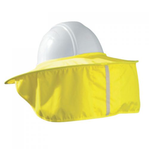 Stow Away Hard Hat Shade, Hi-Viz Yellow, Most Full Brim