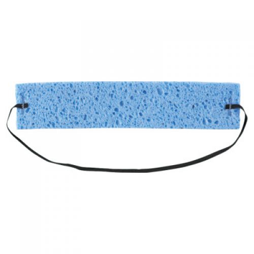 Disposable Sweatbands, Cellulose, Blue