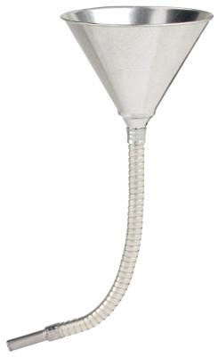 PLEWS Funnel Fillers with Screen, 1 qt, Galvanized Steel