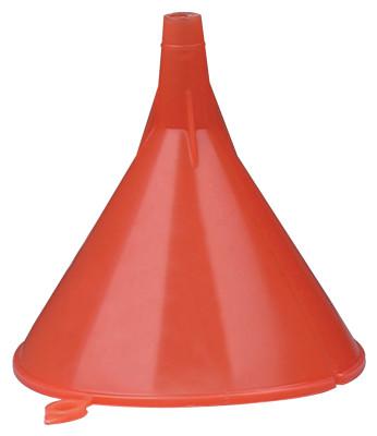 PLEWS Plastic Funnel, 8 oz Capacity, 4-1/2 in dia, 1/2 in OD Tip