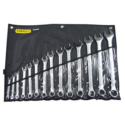 STANLEY MECHANICS 14 Piece Combination Wrench Sets,  Points, Inch