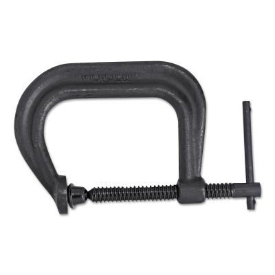 Standard Extra Deep Throat Full Length Screw C-Clamps, T-Handle, 4 3/4" Throat