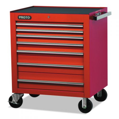 450HS Roller Cabinets, 60 in x 27 3/4 in x 39 1/4 in, 6 Drawers, Red