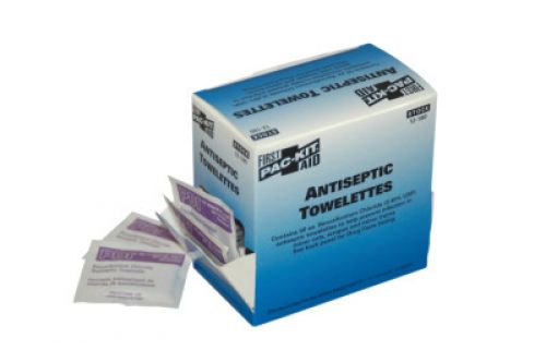 FIRST AID ONLY Benzalkonium Chloride Antiseptic Towelettes, 50 per box