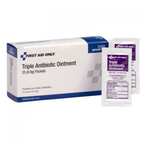 FIRST AID ONLY Triple Antibiotic Ointment, 0.9 g Individual Use Packets