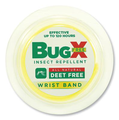 BugX Insect Repellent Spray, Individual Wristband, 100 per CT