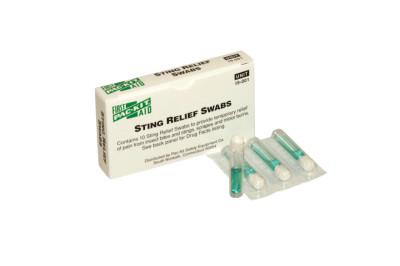 Sting Relief Swab, Individually Wrapped, 10 per Box