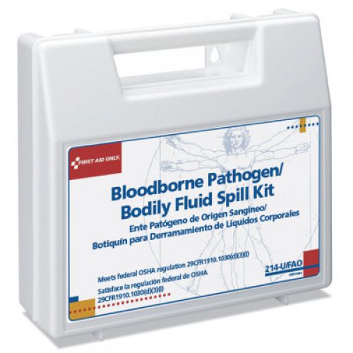Bloodborne Pathogen Protection Kits, Plastic, Portable; Wall Mounted