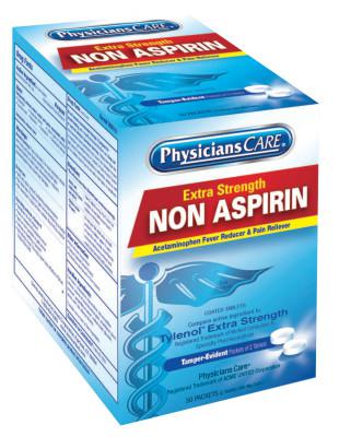 PhysiciansCare Acetaminophen, 500mg, 2 pk/50 pk per Box