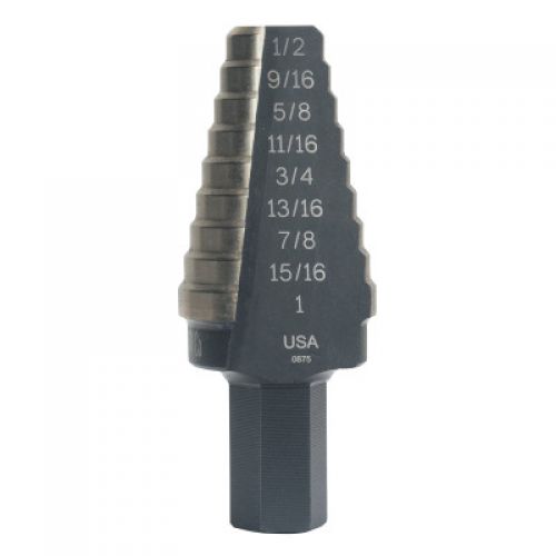 Industrial Tools 10233CB Unibit 1/16-Inch 9-Steps Cobalt Step Drill Bit-New 