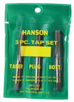 Plastic Pouched Sets, Tapers, Bottoming and Plugs, 1/4 in - 20 NC