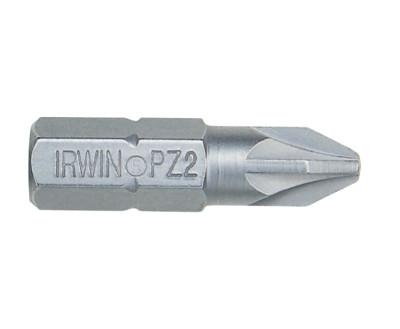 POZIDRIV Insert Bits, #2, 1/4 in x 1 in, Hex, Bulk