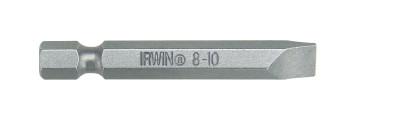 IRWIN Slotted Power Bits, 8 - 10, 1/4 in (hex) Drive, 1 15/16 in