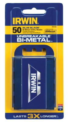 Bi-Metal Utility Blade, 2-3/8 in Length, Bi-Metal, 50/PK