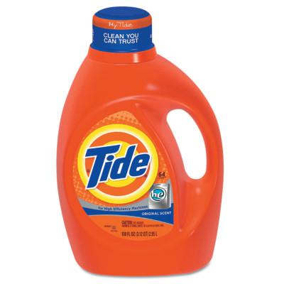 PROCTER & GAMBLE Tide HE Liquid Laundry Detergent, 100 oz Bottle