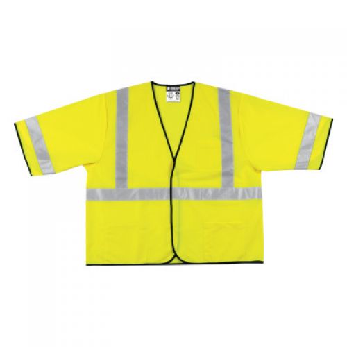 VCL3SL Luminator Safety Vest, Large, Fluorescent Lime