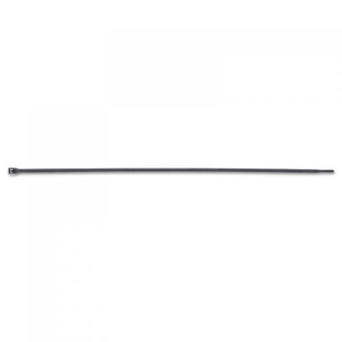 Standard Cable Ties, 45 lb Tensile Strength, 0.13 in x 11 in, Black