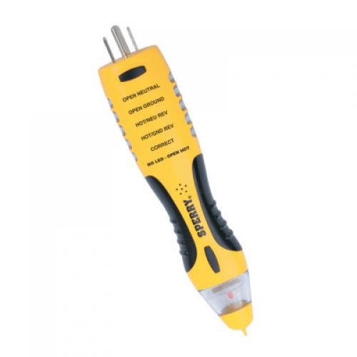2-in-1 Tester, Non-Contact Voltage Detection and Circuit Tester, Battery, 120 V
