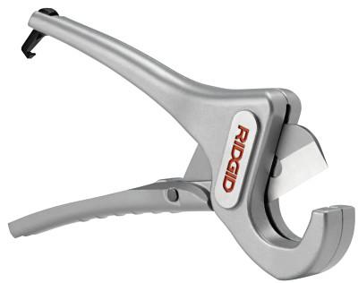 RIDGID Pipe and Tubing Cutters, 1/8"-1 3/8" Cap., For Plastic Pipe/Tubing/Rubber Hose