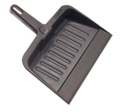 Dust Pans, 8 1/4 in x 12 1/4 in, Plastic, Charcoal