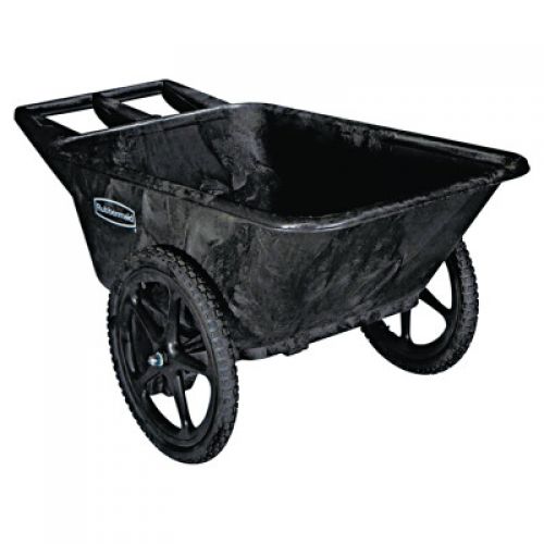Big Wheel Agriculture Cart, 300-lb Cap, 32-3/4 x 58 x 28-1/4, Black