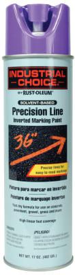 RUST-OLEUM M1600/M1800 Precision-Line Inverted Marking Paint,17oz, Fluorescent Purple