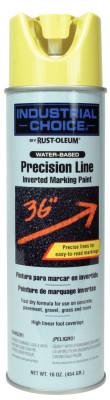 Industrial Choice M1600/M1800 System Precision-Line Inverted Marking Paint, 17 oz, Hi Visibility Yellow, M1800 Water-Based