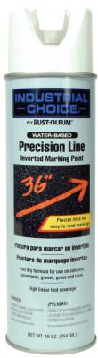 Industrial Choice M1600/M1800 System Precision-Line Inverted Marking Paint, 17 oz, White, M1800 Water-Based