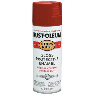 RUST-OLEUM Stops RustÂ® Protective Enamel Spray Paint, 12 oz Aerosol Can, Regal Red, Gloss Finish