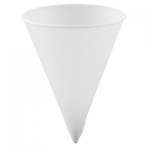 Bare Eco-Forward Paper Cone Water Cups, 4.25 oz, White