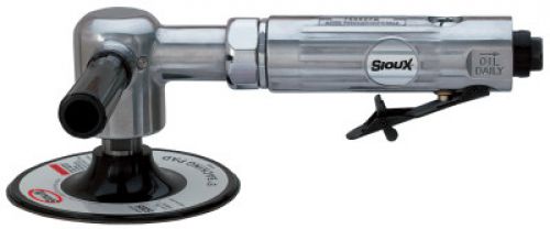 SIOUX FORCE TOOLS Right Angle Sanders, 5 in Pad, 7,000 rpm