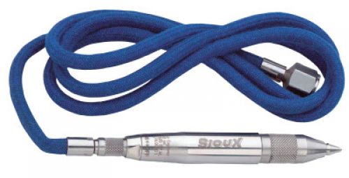 SIOUX FORCE TOOLS Air Engraving Pens, w/45° Carbide Tipped Point, 59" Hose