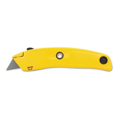 STANLEY Swivel-Lock Retractable Utility Knives, 9.2 in,  Steel Blade, Cast Aluminum