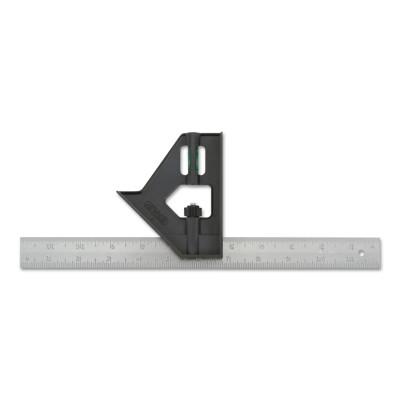 STANLEY Combination Squares, 12 in, Inch/Metric, Plastic
