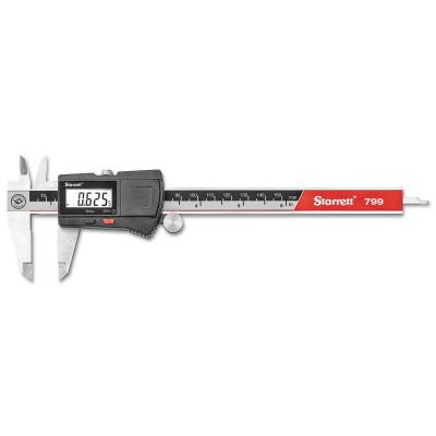 Electronic Caliper, Stainless Steel, .0005 in Resolution, and 0-8 in Measuring Range