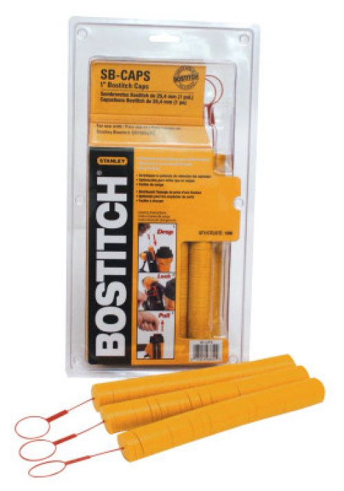 BOSTITCH CAPS-1IN PLASTIC- 1000/BOX