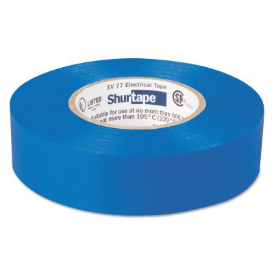 EV 77 Professional Grade Electrical Tapes, 66 ft x 3/4 in, Blue, 100/case