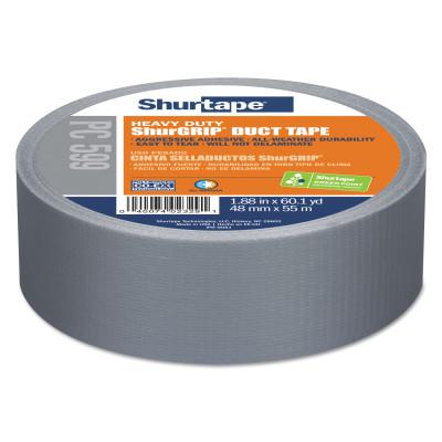 PC 599 ShurGrip  Heavy-Duty Duct Tapes, 72 mm x 55 M x 9 mil, Silver