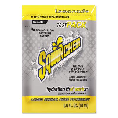 SQWINCHER Fast PacksÂ®, Lemonade, 6 oz, Pack