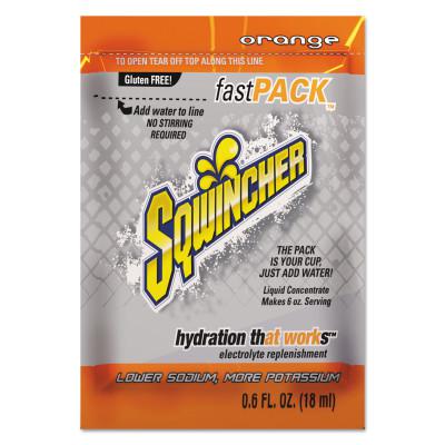 SQWINCHER Fast PacksÂ®, Orange, 6 oz, Pack
