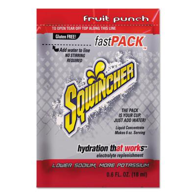 SQWINCHER Fast PacksÂ®, Fruit Punch, 6 oz, Pack