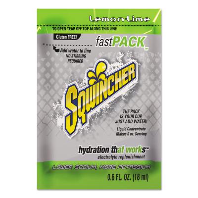 SQWINCHER Fast PacksÂ®, Lemon-Lime, 6 oz, Pack