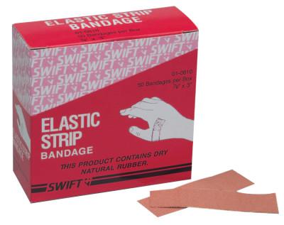 Heavy Woven Adhesive Bandages, 7/8 in x 3 in Strips, Fabric