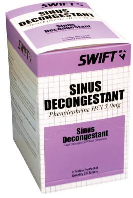 HONEYWELL NORTH Sinus Decongestant Tablets, Unflavored